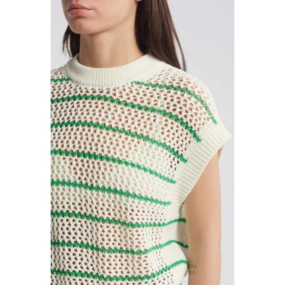 Madewell Stripe Open Stitch Sweater - Picture 6 of 6